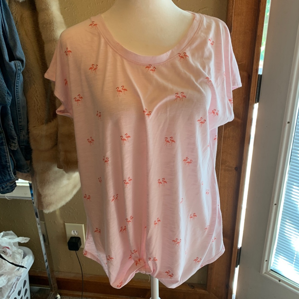 Pink Flamingo shirt | Lg